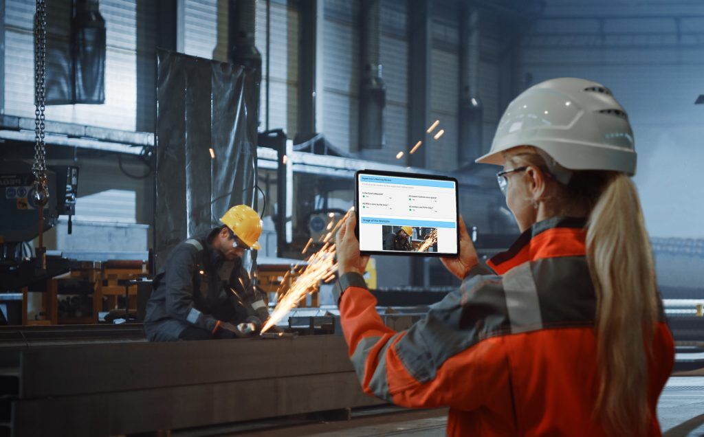 Field level hazard assessment on a worksite