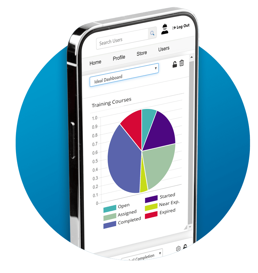 BIStrainer Reporting on a smartphone
