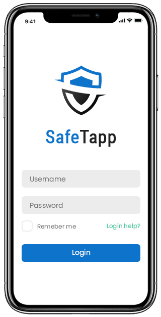 SafeTapp smartphone app for BIStrainer