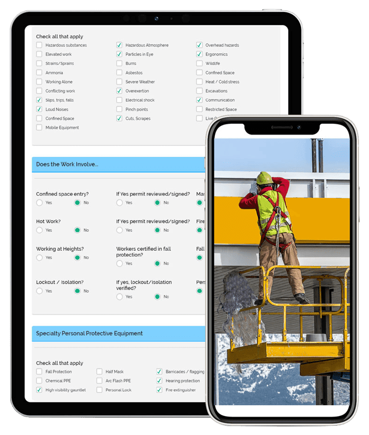 digital form on mobile devices flha
